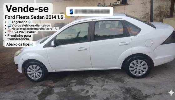 FORD FIESTA 1.6 ROCAM SE PLUS 8V FLEX 4P MANUAL FORD FIESTA 1.6 ROCAM SE PLUS 8V FLEX 4P MANUAL